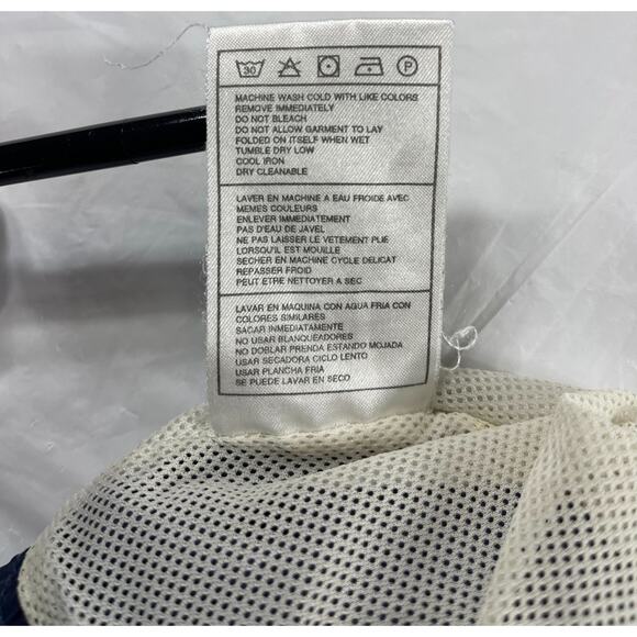 Vintage 90's Nike Stitched Logo Lined Swim Trunks Shorts Men's Large Blue Mesh - Picture 7 of 10